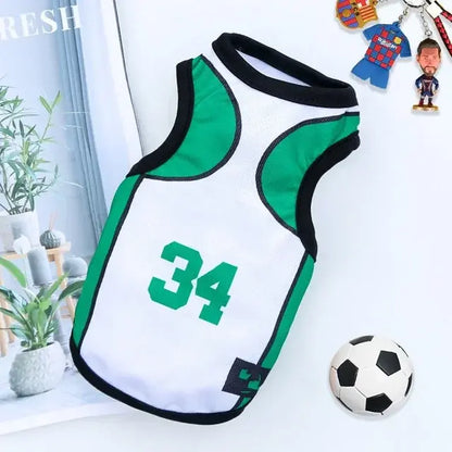 Dog Sport Basketball Jersey T-Shirts