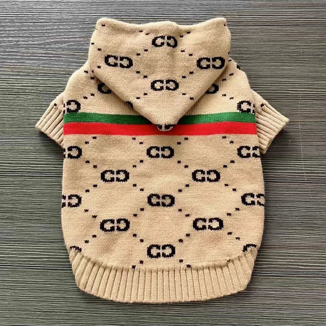 Luxury Pucci Knitted  Sweater Embroidered  For Doggies