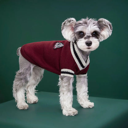 College Dog Sweater Winter Warm