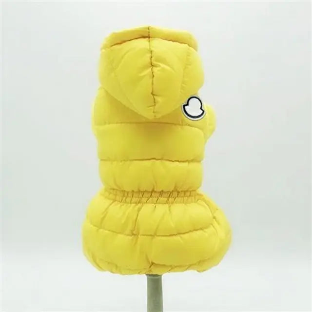 PUFFER Four Legged Hooded Dog Jacket