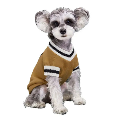 College Dog Sweater Winter Warm